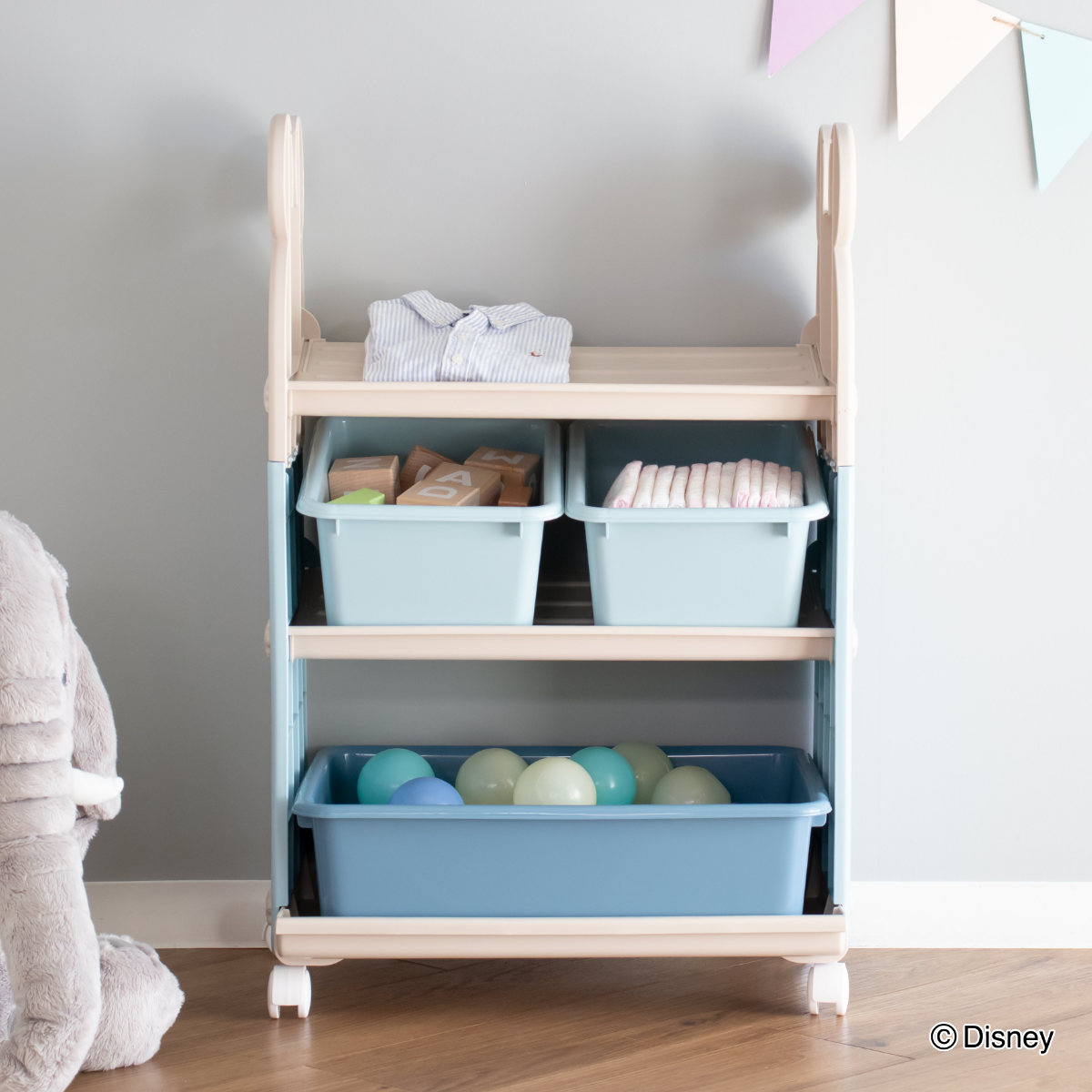 楽天市場】トイ・ステーション ミッキーマウス キャスター付 組立式 R