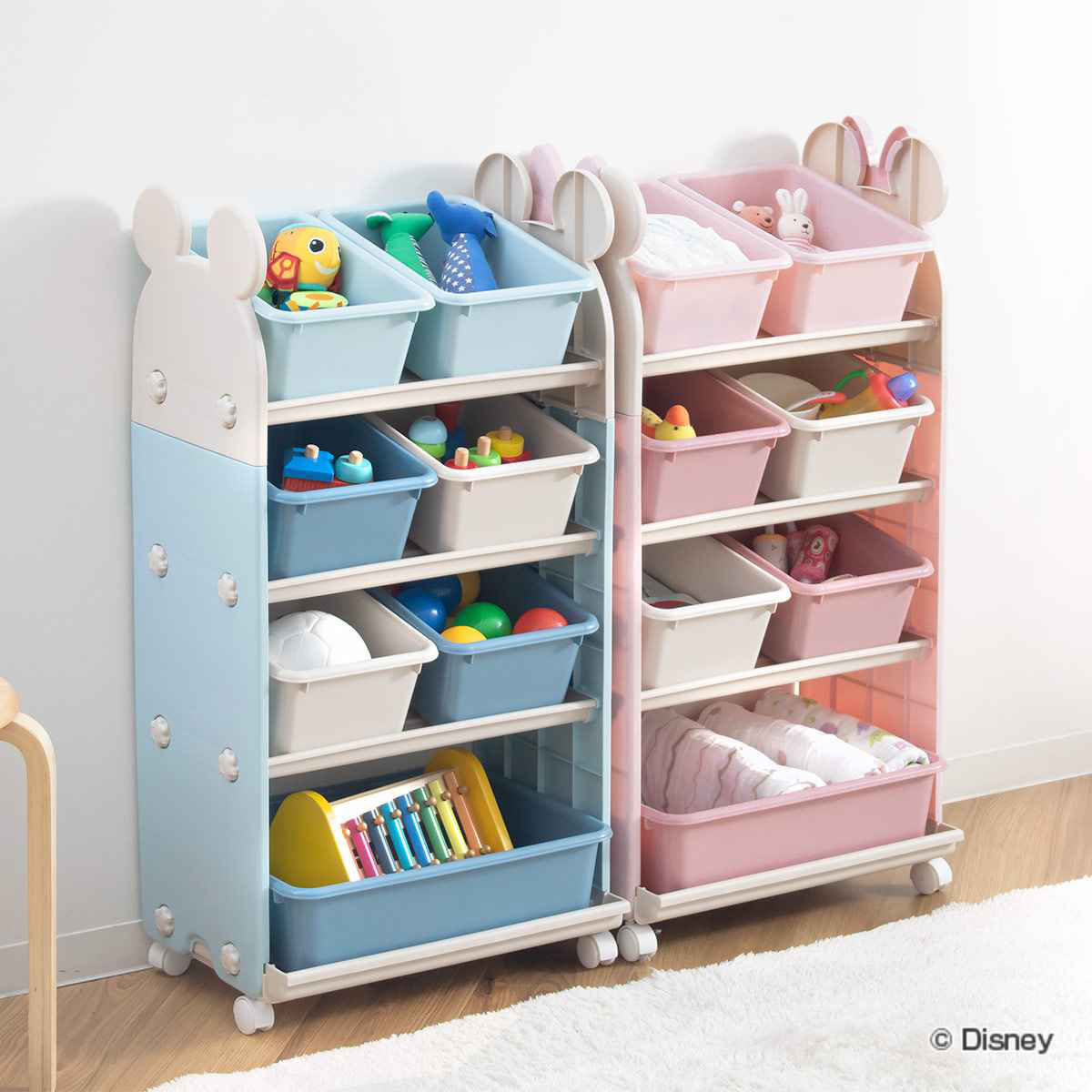 楽天市場】おもちゃ 収納ラック 3段 ハローキティ トイステーション
