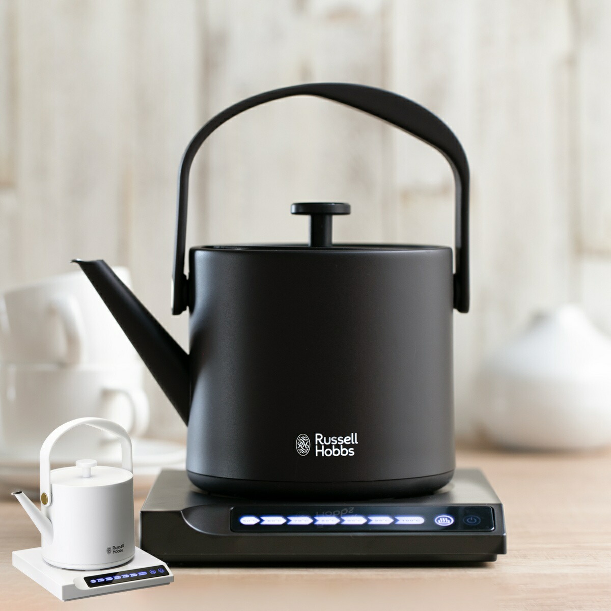 Russell Hobbs 電気ケトル 600ml 温度調節付き 保温機能付き Tケトル （ ラッセルホブス 電気ポット 0.6L 温度調節 温度設定 保温 湯沸かし おしゃれ 湯沸しポット 湯沸し器 ポット 0.6リットル ドリップ キッチン家電 キッチン小物 ）【39ショップ】