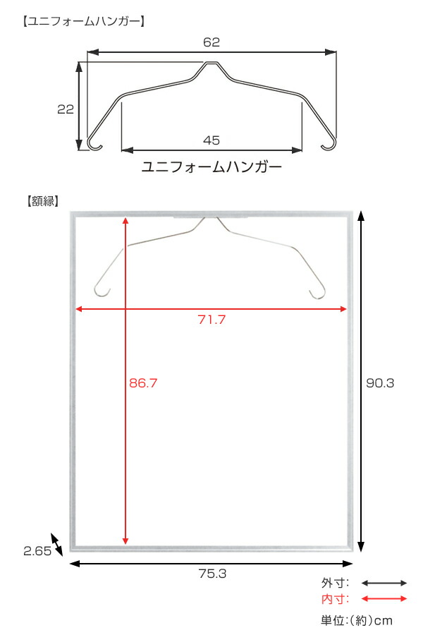 ユニフォーム 格納 ユニフォーム金嵩 L116 S Mサイズ 送料無料 群容れもの 作成 額 ハンガー付き コレクション 提示 ユニフォームケース ケース 枠組 Tyシャツ 飾る 額装 具足 飾付け 簡易 39店屋 Cannes Encheres Com