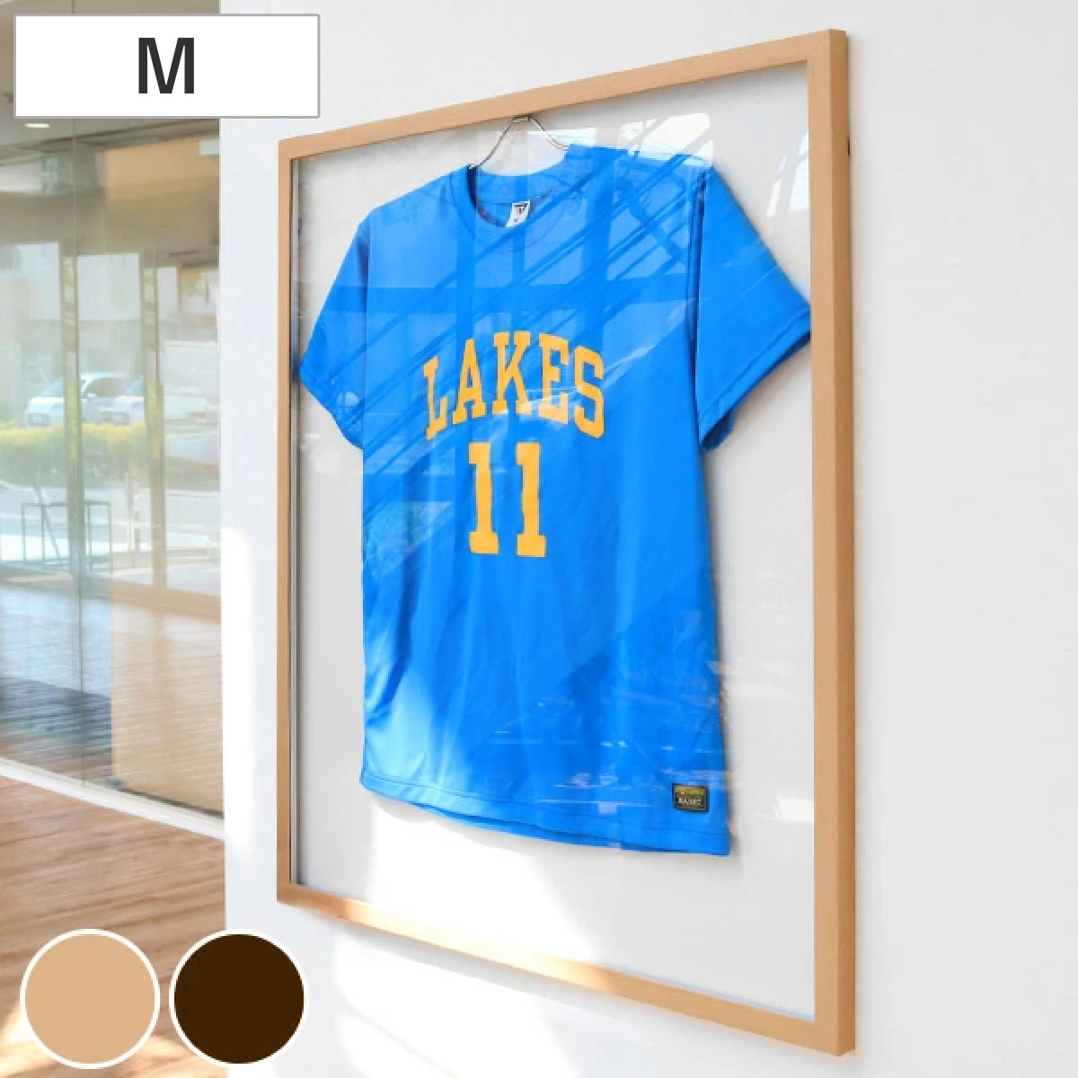 ユニフォーム インテリア 収納 ユニフォーム額 L212 Mサイズ 送料無料 額 ディスプレイ 送料無料 ディスプレイ 額縁 ユニフォームケース 壁掛け コレクション ディスプレイケース カバーフレーム 透明 飾る ハンガー Tシャツ 額装 インテリア 39ショップ