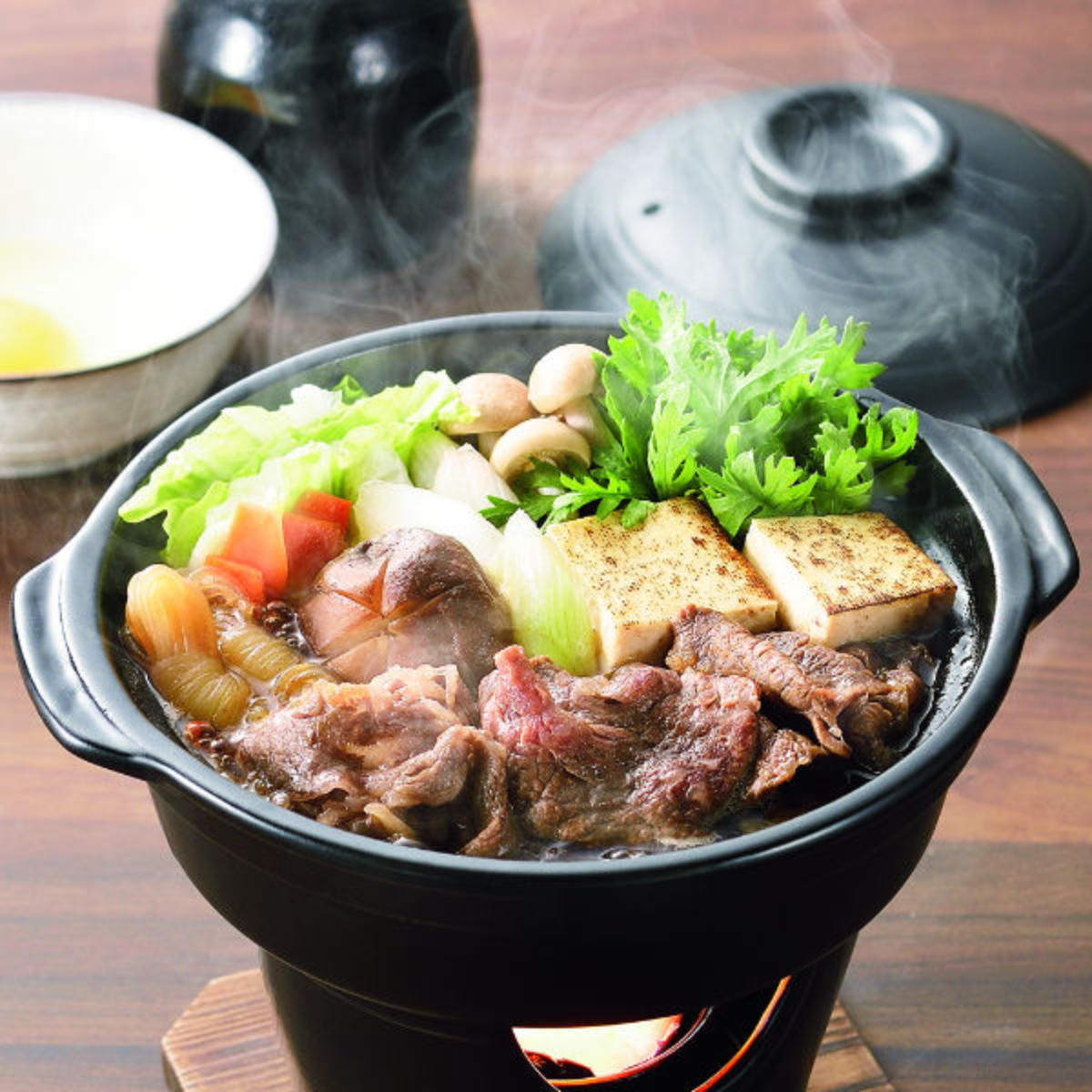 楽天市場】和ごころ懐石 陶器製すきやき鍋 HB-5215 / 一人用 すき焼き