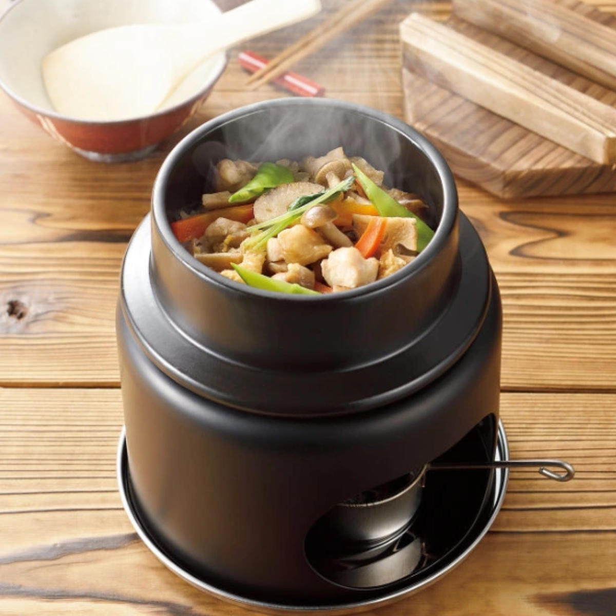 釜めしセット 楽天市場】釜飯 コンロセット 1合炊き 陶器製 和ごころ懐石 卓上
