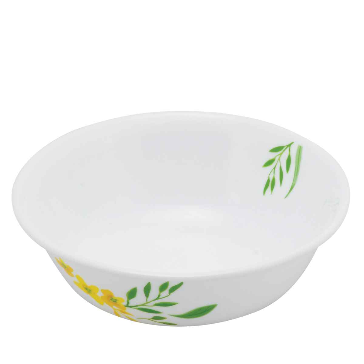 ボウル 16cm CORELLE ノーブルイエロー 強化ガラス 5個セット ( コレール 食洗機対応 電子レンジ対応 オーブン対応 耐熱 皿 中鉢 取り皿 食器 お皿 平鉢 丸 サラダボウル 取り鉢 洋食器 花 柄 割れにくい 白 )【39ショップ】