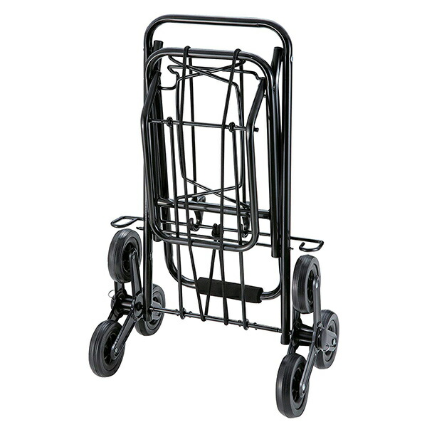 【楽天市場】キャリーカート イージーステップ 3輪キャリー ゴムバンド付き （ 折りたたみ 階段 荷物運び キャプテンスタッグ CS