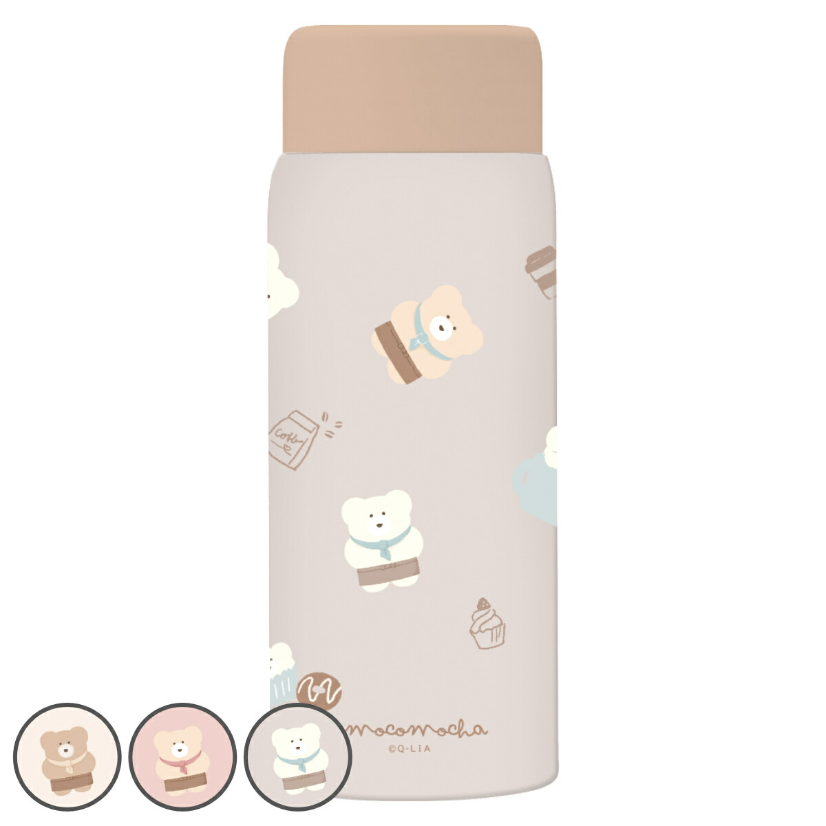 Q-LiA クマのマグボトル 480ml 楽天市場】Q-LiA モコモカ ステンレスボトル 480ml 69529 69530
