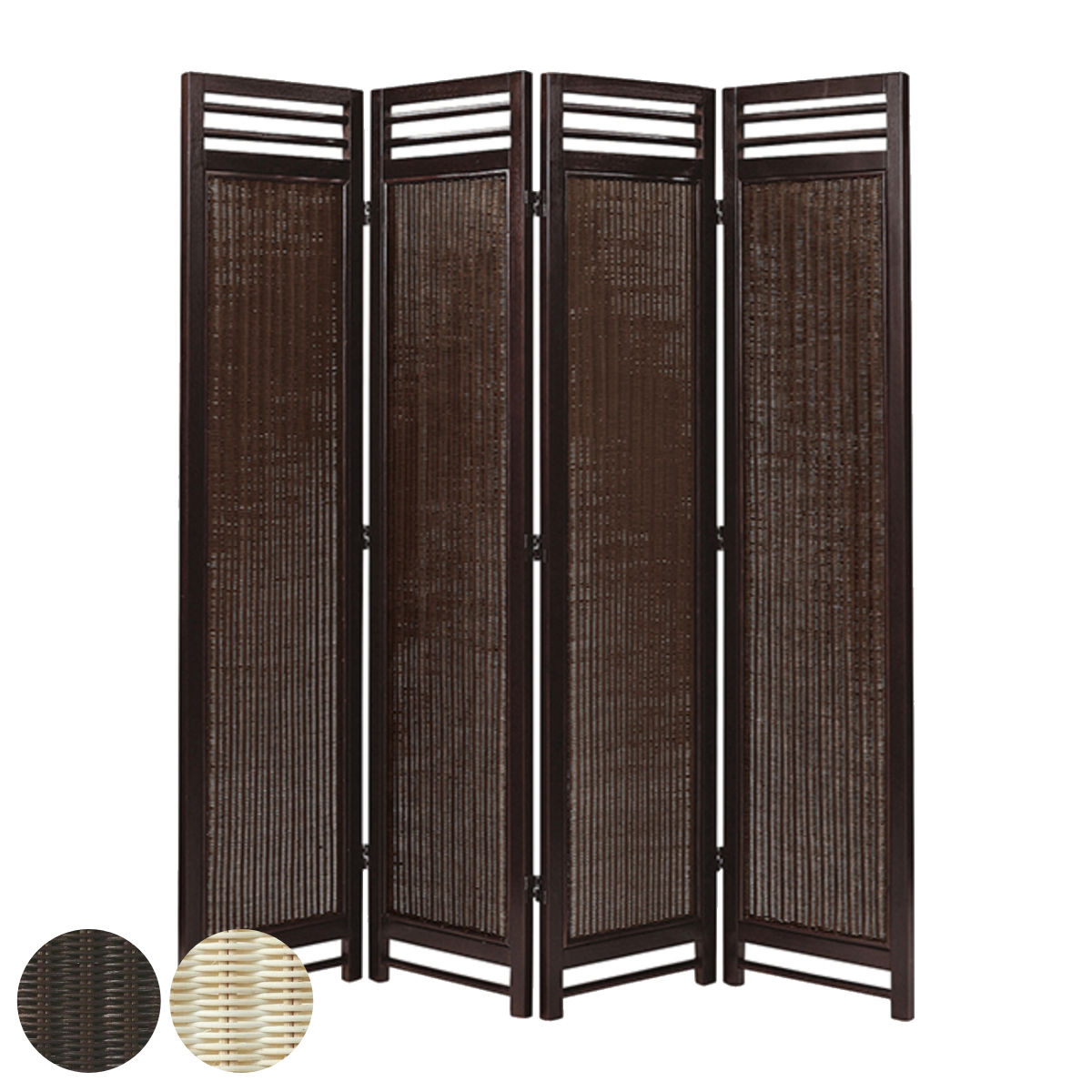 楽天市場】□在庫限り・入荷なし□籐 ラタン 両面張りスクリーン 3連