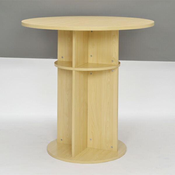 楽天 法人限定 ラウンドテーブル スチール製 木目調 ハイテーブル リフレッシュ 直径100cm 送料無料 テーブル カフェテーブル 丸型 円形 おしゃれ シンプル オフィス カフェ スタンディング バーテーブル サイドテーブル ラウンド 家具 39ショップ 最終