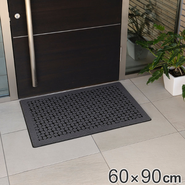 【楽天市場】玄関マット 60x90cm 厚さ9mm 屋外用 クローバー柄 （ 送料無料 60×90cm 屋外 玄関 マット 洗える 水洗い ...