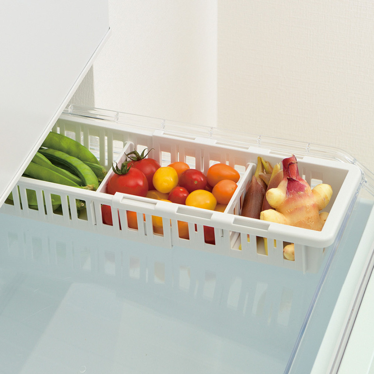 楽天市場】冷蔵庫収納 スキット 冷凍庫用仕切り板4枚組 （ 冷凍庫収納