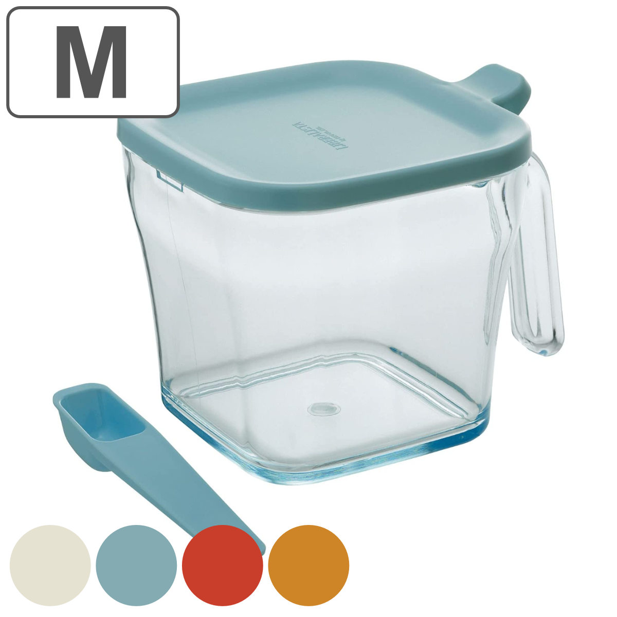 調味料入れ リベラリスタ クックポット レギュラー スプーン付き 調味料容器 調味料ポット 調味料ケース から厳選した 砂糖 塩 調味料 おしゃれ ストッカー 容器 39ショップ 使いやすい シール付き スパイス キャニスター 保存