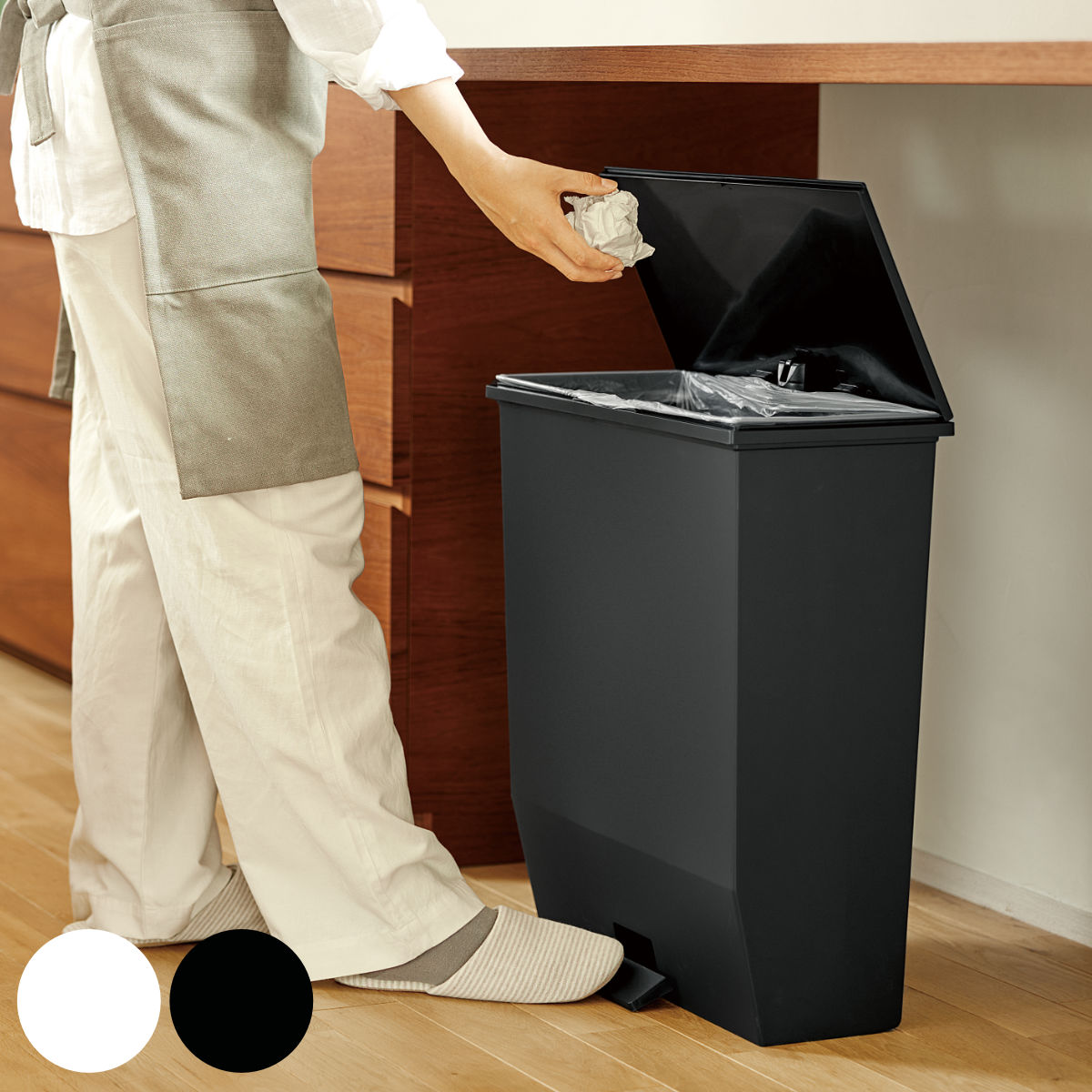【新品未使用】SOLOWソロウ 45L ごみ箱 黒 2個セット 楽天市場】【レビュー特典付き】 ゴミ箱 45L SOLOW ソロウ ペダル