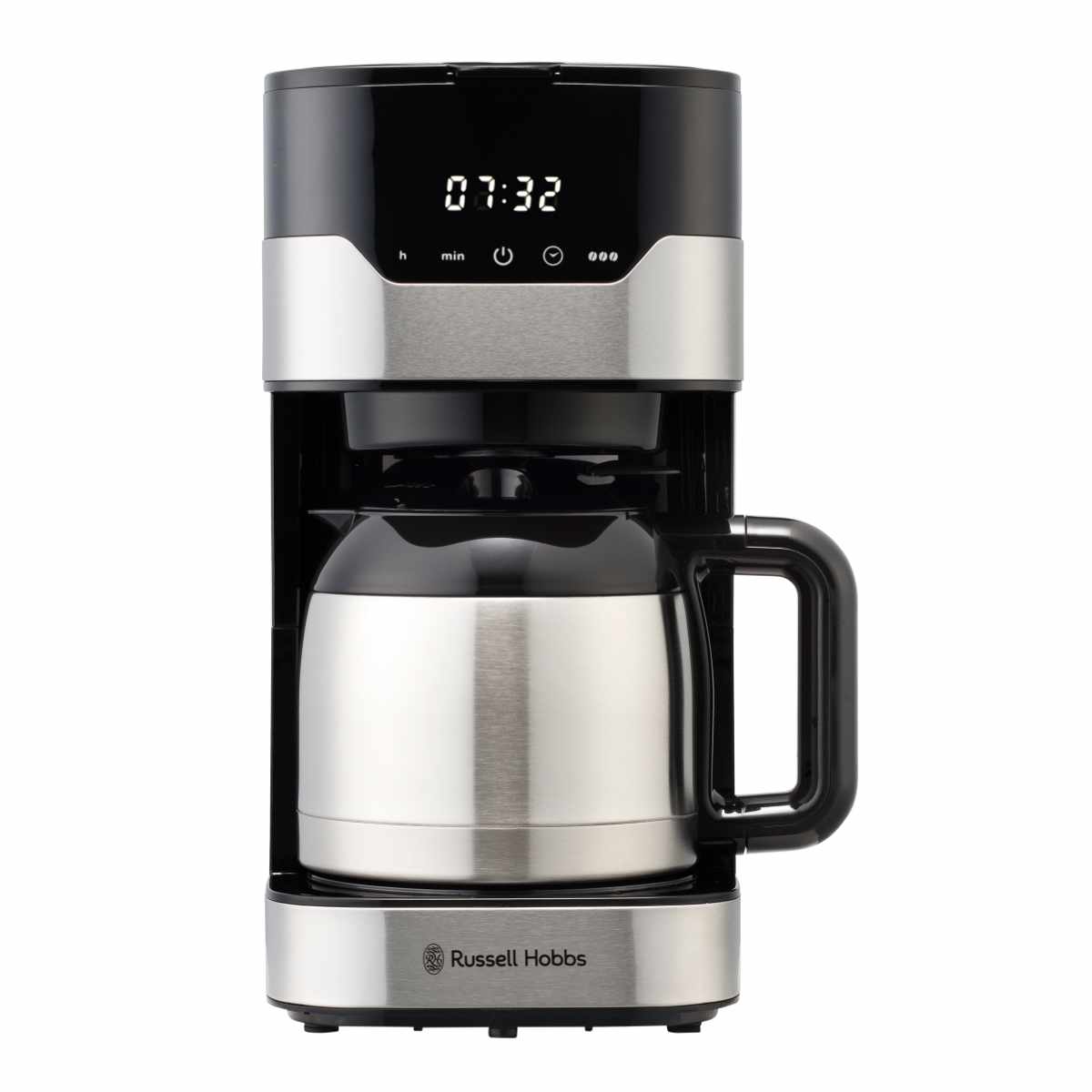 【レビュー特典付き】 Russell Hobbs グランドリップ8カップ （ ラッセルホブス ドリップコーヒー ドリップ式 タイマー 保温 Coresゴールドフィルター おしゃれ シンプル 紙フィルター不要 ステンレスポット ステンレスサーバー ）【39ショップ】