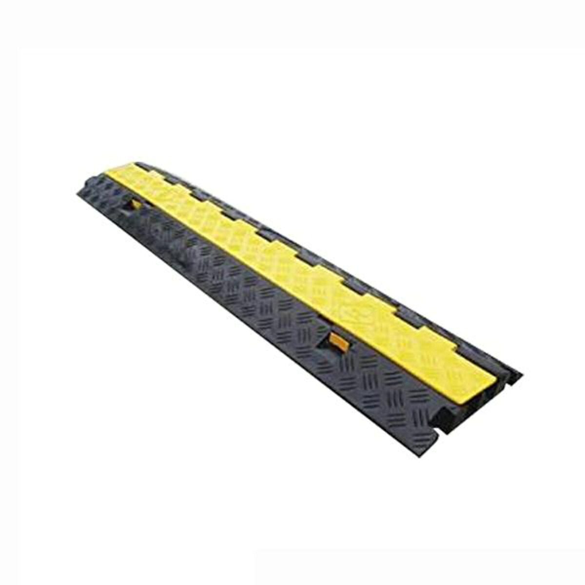 ケーブルガード 2列溝タイプ 100×25cm （ 法人限定 安全用品 配線 保護カバー ）【39ショップ】