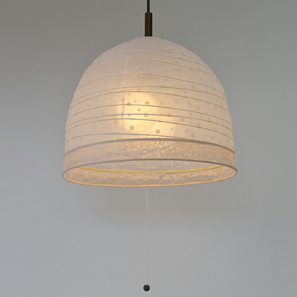 ペンダントライト 和紙 ペンダントランプ オンライン家具 透かし花x落水紙オレンジボーダー 2灯 衣装箱 送料無料 照明 和室 キッチン家具 和風照明 照明器具 和室用 和モダン 天井 2灯ペンダント Led 電気 ペンダント照明 インテリア 2灯式 5000円以上送料無料