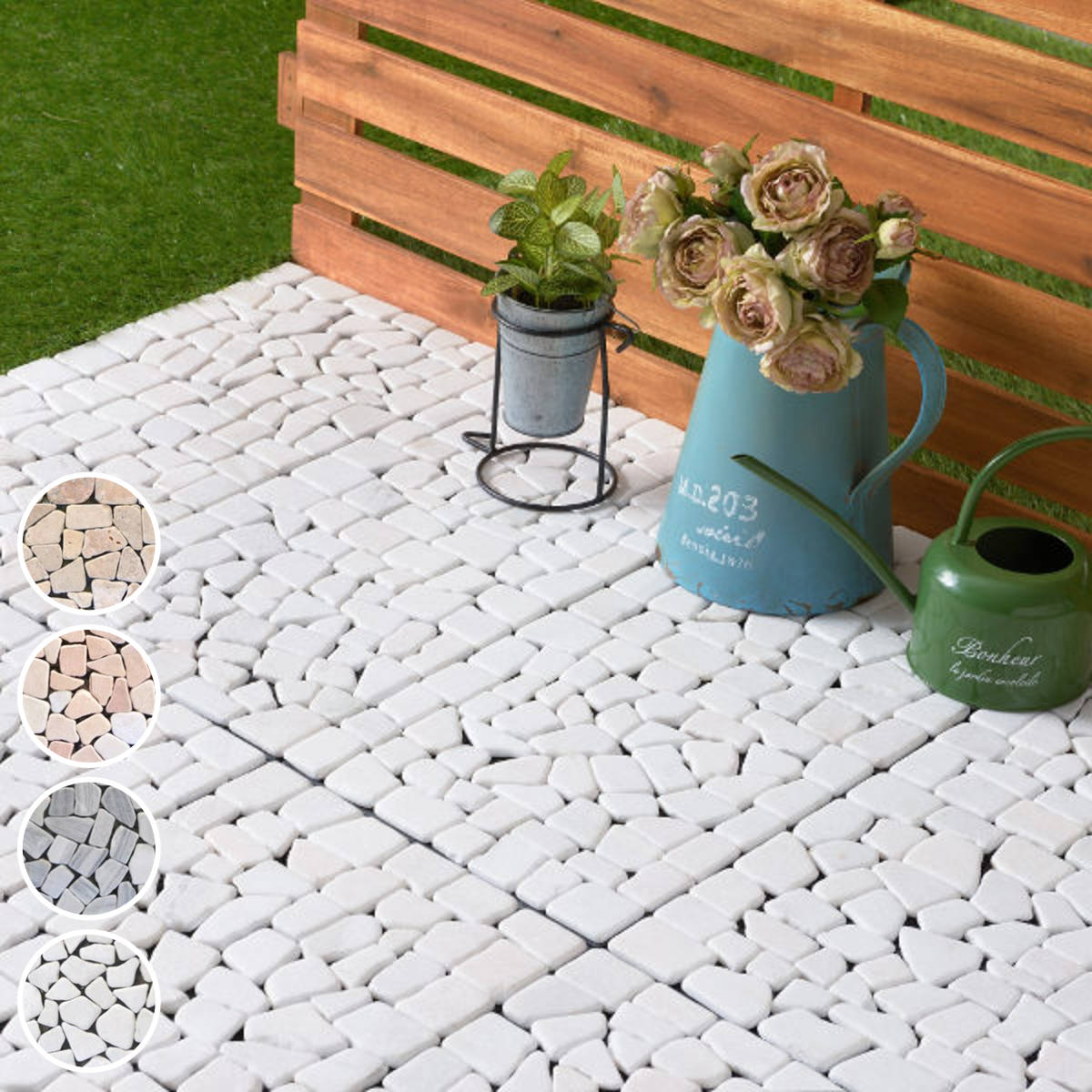 【お引き取り限定】中古　平板　ガーデニング　庭　庭石　タイル　ジョイント 333423ip.jpg