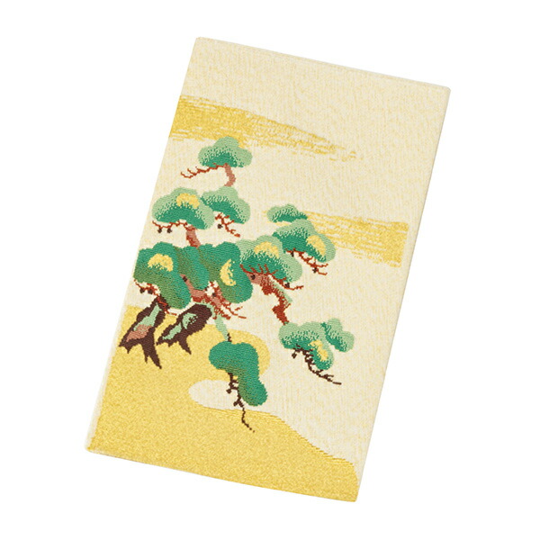 ふくさ 袱紗 正絹綴織金封ふくさ 雲取松 （ 貨物輸送無料 慶弔両用 冠婚葬祭 御芽出度 水引 慶事 つづれ織り 兼用 お上さん用 成人男性用 ご差し上げ物袋入れ 差し上げ物袋 松 金封 ） 【39販売店】