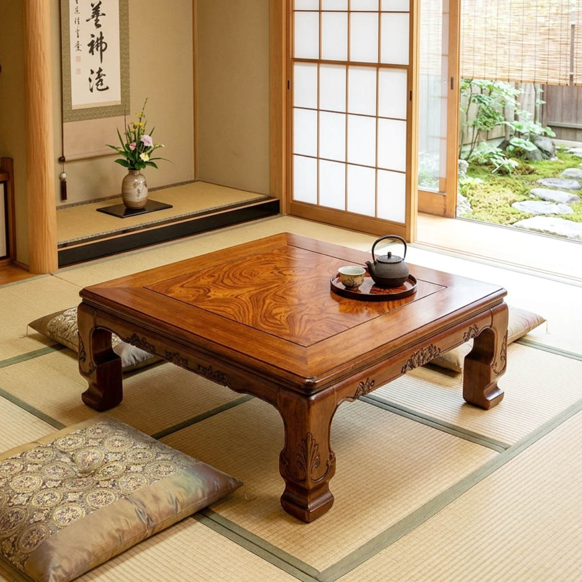 座卓 幅90珊 四角四面 継脚付き添い人 家具調こたつ 円居 木製 日本製 （ こたつ コタツ 炬燵 生まれながら木 リビング速見表 置き目速見表 継ぎ切れ足 高さ 36珊 40珊 矩形 1年中 使える 今めかしい 継ぎ切れ脚 和風 食卓 和室 和 彫り おこた ）【39販売店】