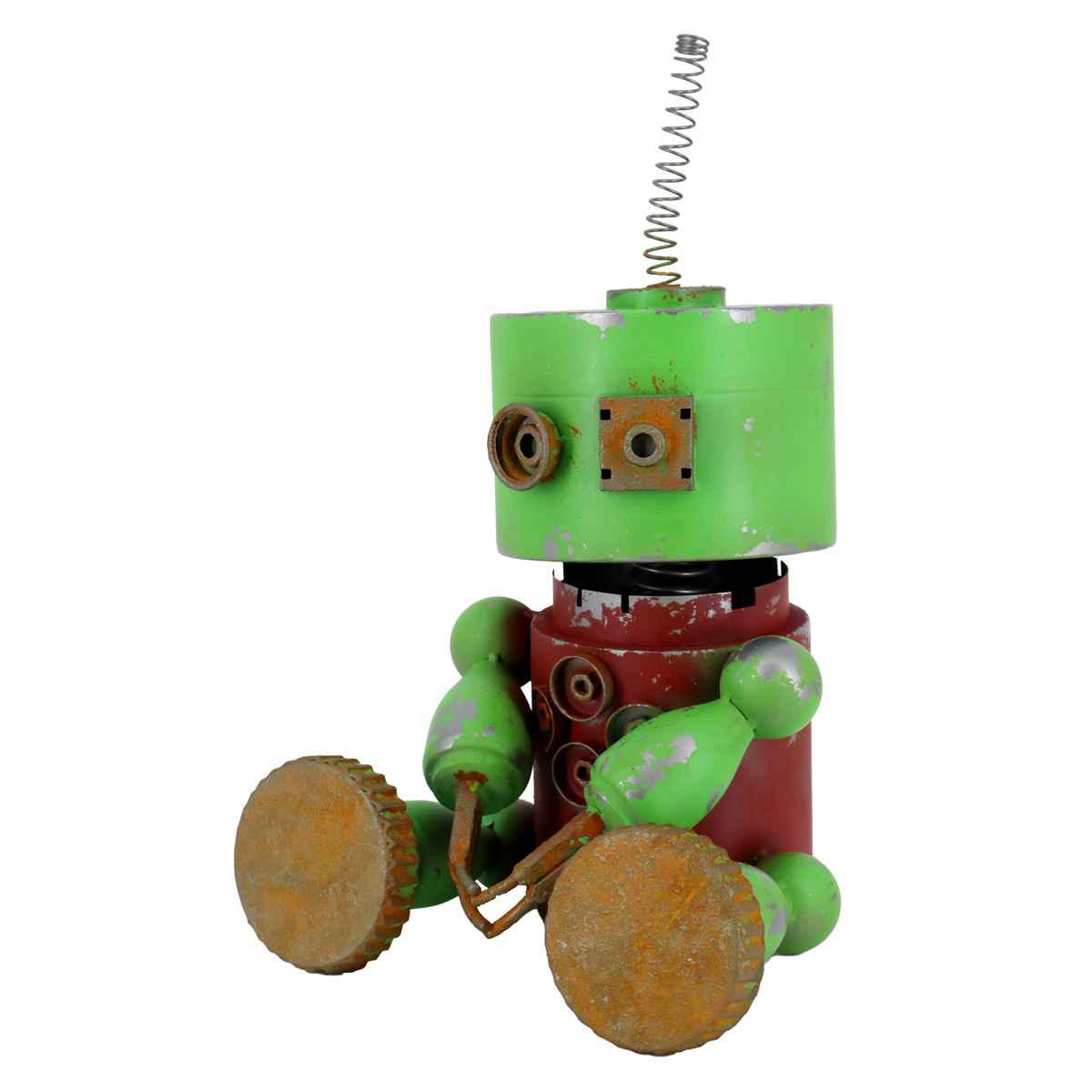 オーナメント ロボット 緑 ( 置物 オブジェ ガーデンオーナメント 庭 インテリア 雑貨 屋外 ガーデン雑貨 園芸 ガーデンインテリア )【39ショップ】|インテリアパレット