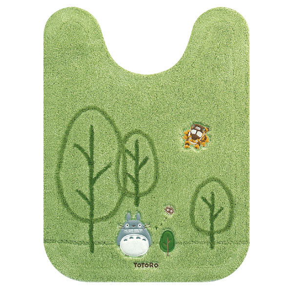 楽天市場 となりのトトロ まちあわせ ロングトイレマット 80x60cm グリーン トイレ マット トイレタリー トトロ ジブリ トイレグッズ トイレ用品 トイレットマット トイレ用マット 足元マット トイレグッズ キャラ 39ショップ インテリアパレット