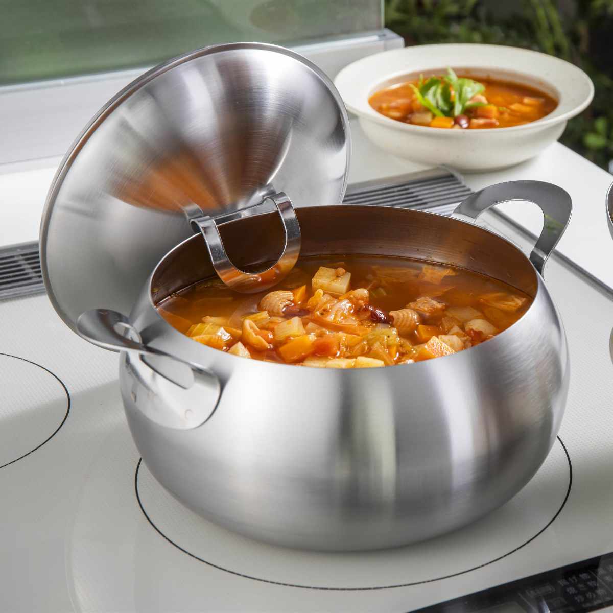 楽天市場】スープ＆カレーポット 20cm IH対応 ステンレス製 日本