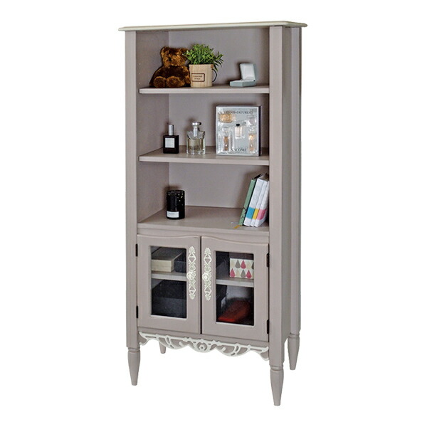 楽天市場】ブックシェルフ キャビネット 幅60cm 幅90cm アンティーク調