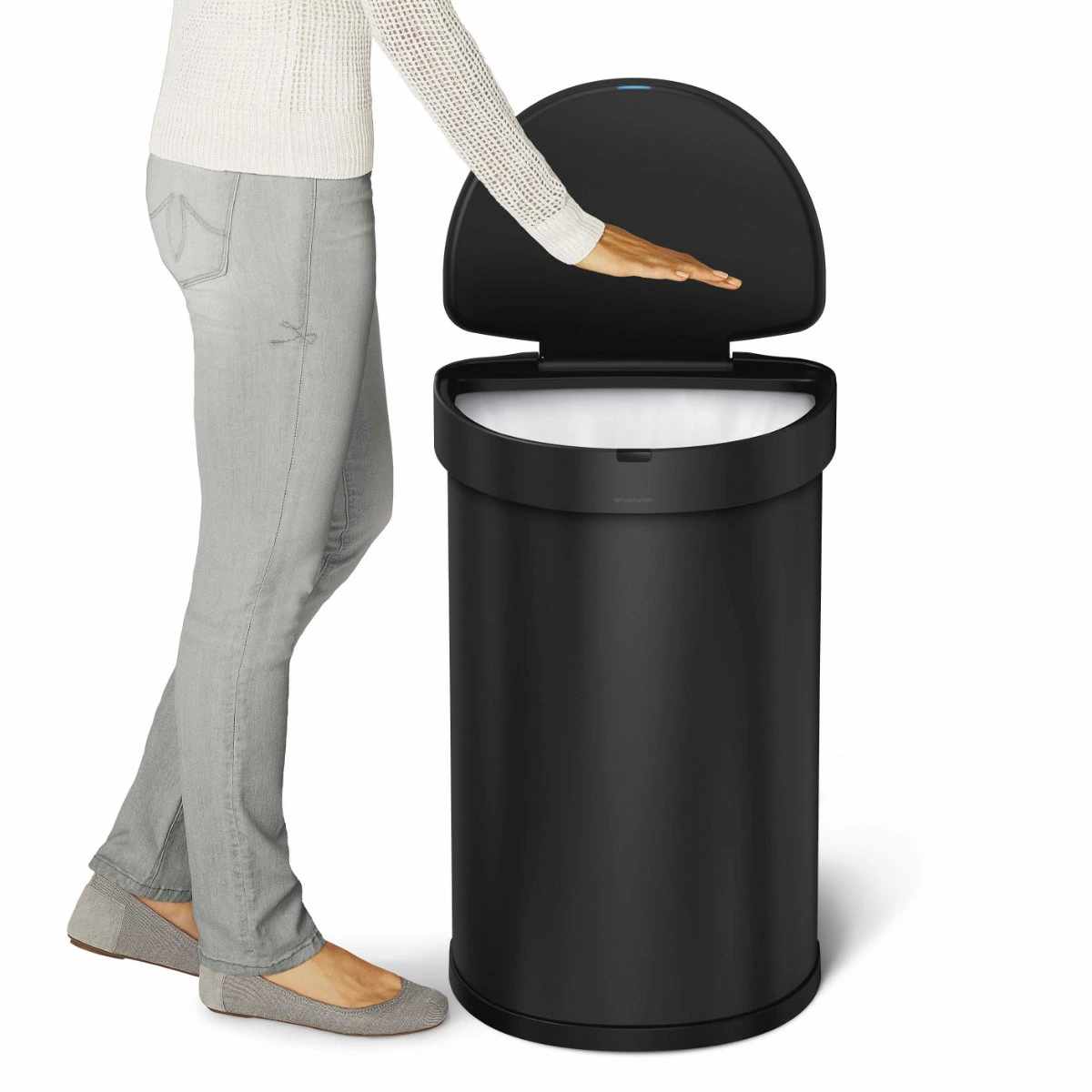 【楽天市場】simplehuman ゴミ箱 45L 正規品 センサーカン セミラウンド （ シンプルヒューマン ごみ箱 45 45リットル
