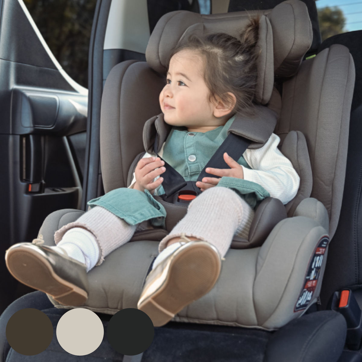 チャイルドシート ジュニアシート ISOFIX 身長 76cm～150cm （ 新安全基準R129適合 Eマーク取得済 15ヶ月から 1歳～11歳 ベビーシート 長く使える 洗える リクライニング ロングユース ベビー 赤ちゃん 子ども 簡単取付 シンプル ）【39ショップ】