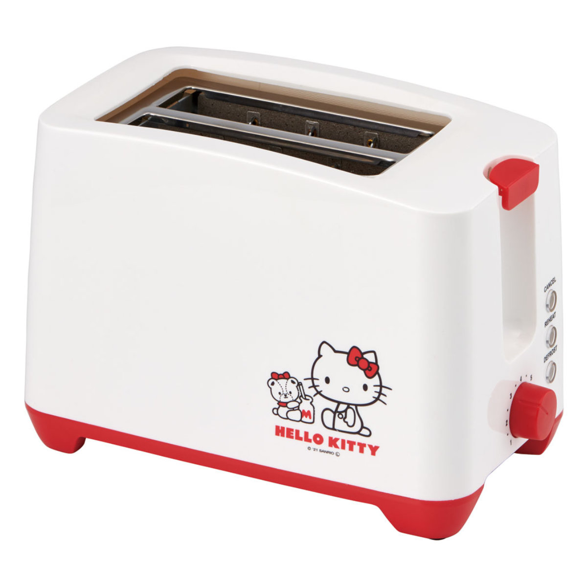 ★キティちゃん★PRINCESS ステンレストースター 2スロット ☆キティちゃん☆PRINCESS ステンレストースター 2スロット キティ2段