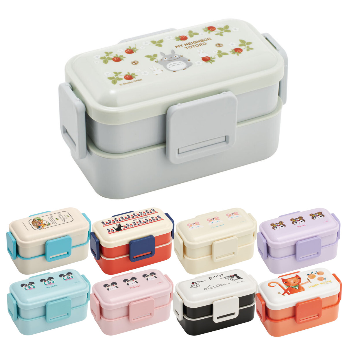 楽天市場】ジブリ グッズ となりのトトロ 行進 抗菌2段ふわっと弁当箱