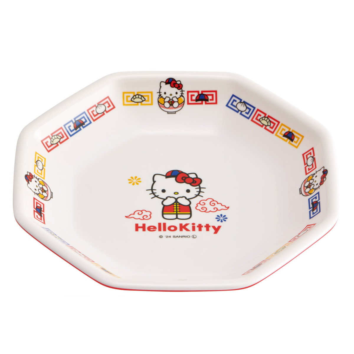 ハローキティ 透明皿 Lサイズ ハローキティ 透明皿 Lサイズ クリア皿(ハローキティ)｜サンリオ