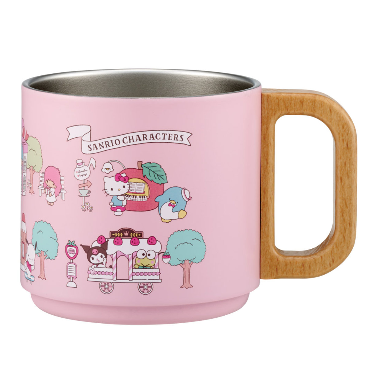 カオハナ　ハローキティ　スタックコップ7Pセット(ケース付) アウトドア カオハナ ハローキティ スタックコップ7Pセット(ケース付