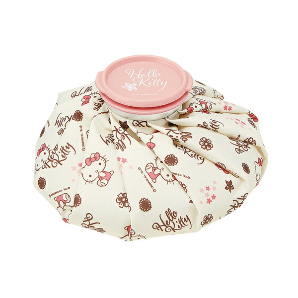 Ice bag ice bag medium size Hello Kitty (heatstroke, heat protection, fever icing, ice bag, ice pack cooling character, sports leisure, outdoor pink, excursion, picnic character) [39 shops]