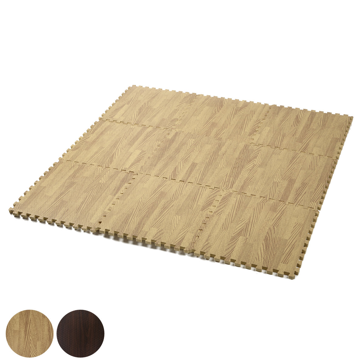 ジョイントコルクマット 48枚セット 厚さ1.4cm 2.5畳分 （ フロアマット ジョイントマット コルクマット タイルマット コルク ジョイント式 ） ジョイントコルクマット 48枚セット 厚さ1.4cm 2.5畳分