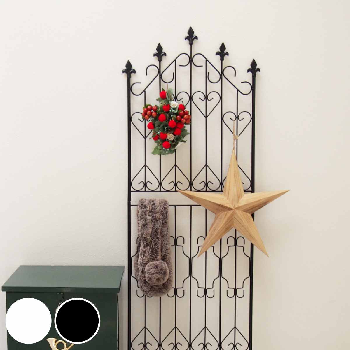 楽天市場】フェンス シャビーフラットバーゲート アイアンフェンス