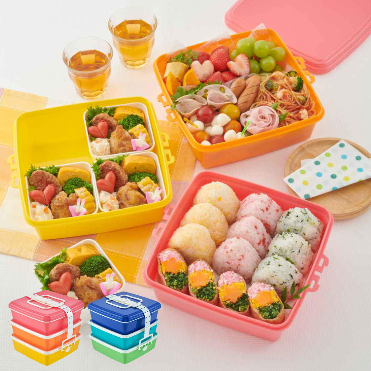 楽天市場】お弁当箱 ピクニックケース 角型 大 3段×2500ml スヌーピー