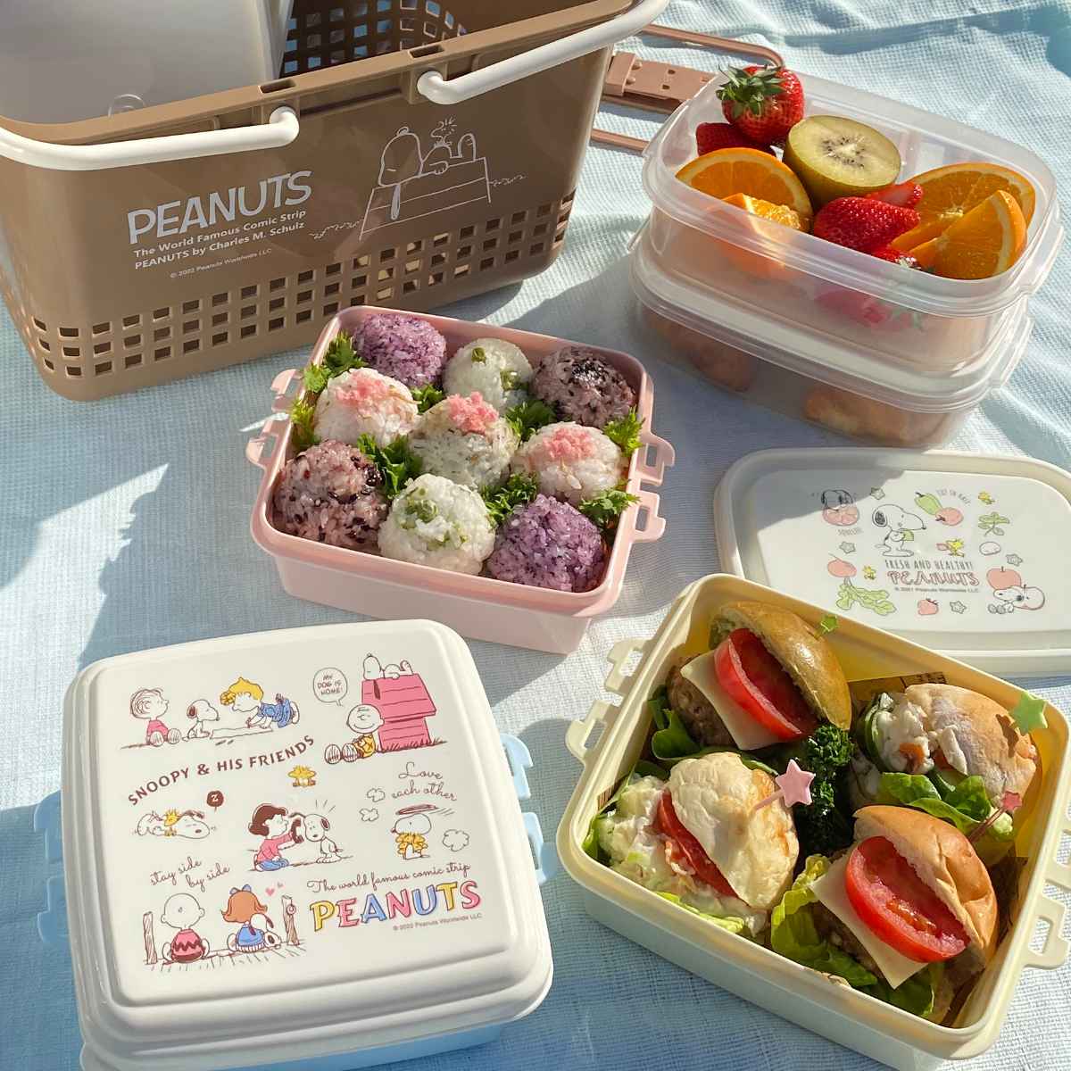 楽天市場】お弁当箱 ピクニックケース 3段×2500ml （ ピクニック