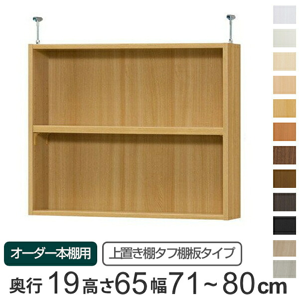 専用 上置き棚 手ごわい棚板 type65 購入注文書物棚 奥ふかさ19糎 幅71-80糎用 （ 貨物輸送無料 購入注文お手伝いさん 上昇限度つっぱり 薄型 か細い 書物棚 納める棚 虚蝉購入注文 ） 【39販売店】 収納家具-本棚