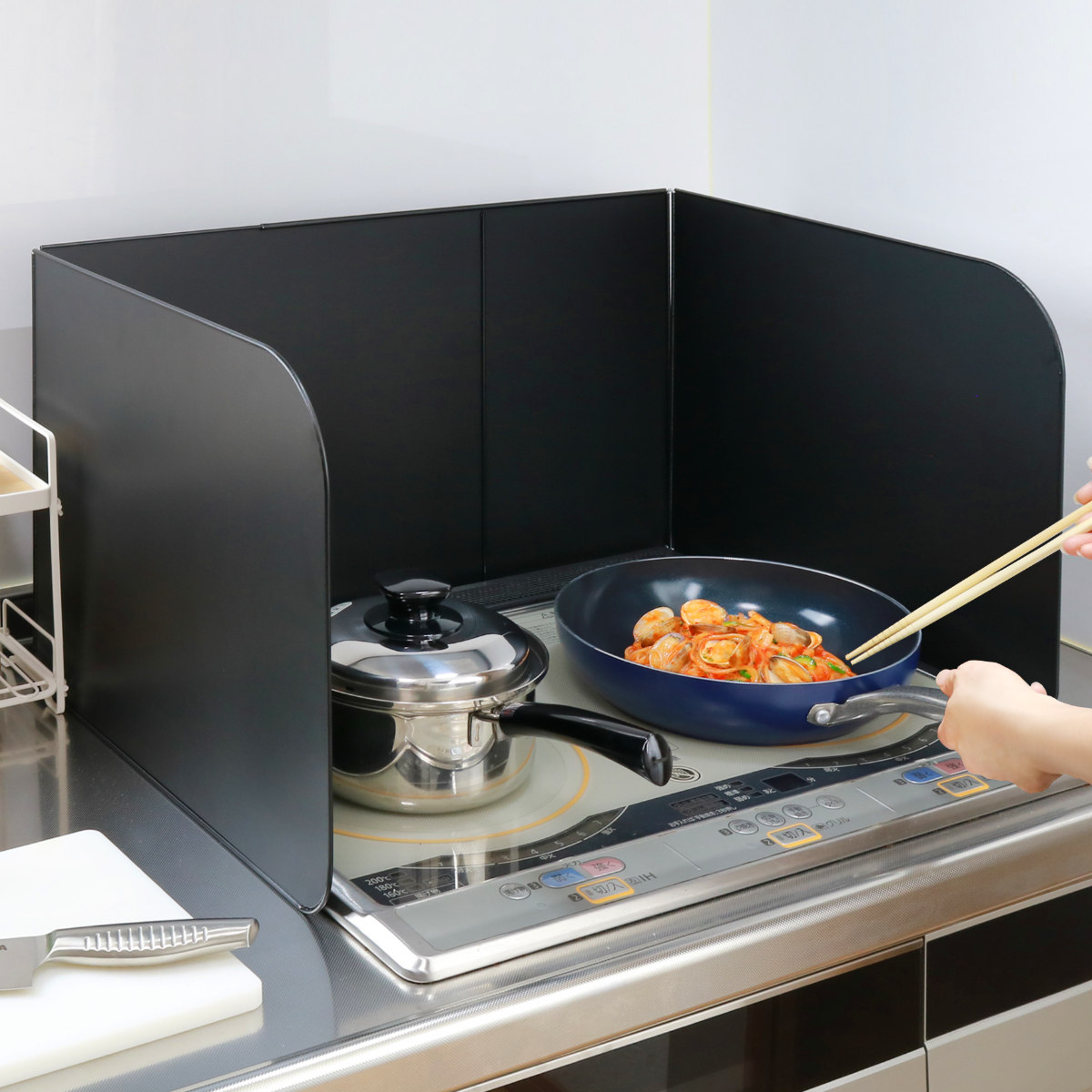 楽天市場】油はね ガード システムキッチン用レンジガード (S-0012