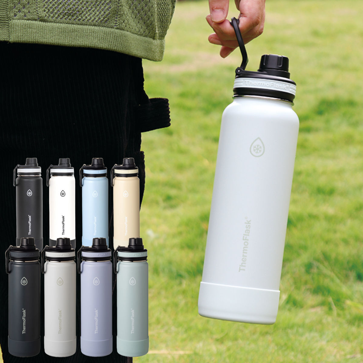 Thermo Flask ステンレスボトル ストロータイプ 710mL 2点 楽天市場】【送料無料】ThermoFlask ステンレスボトル 710mL 2個