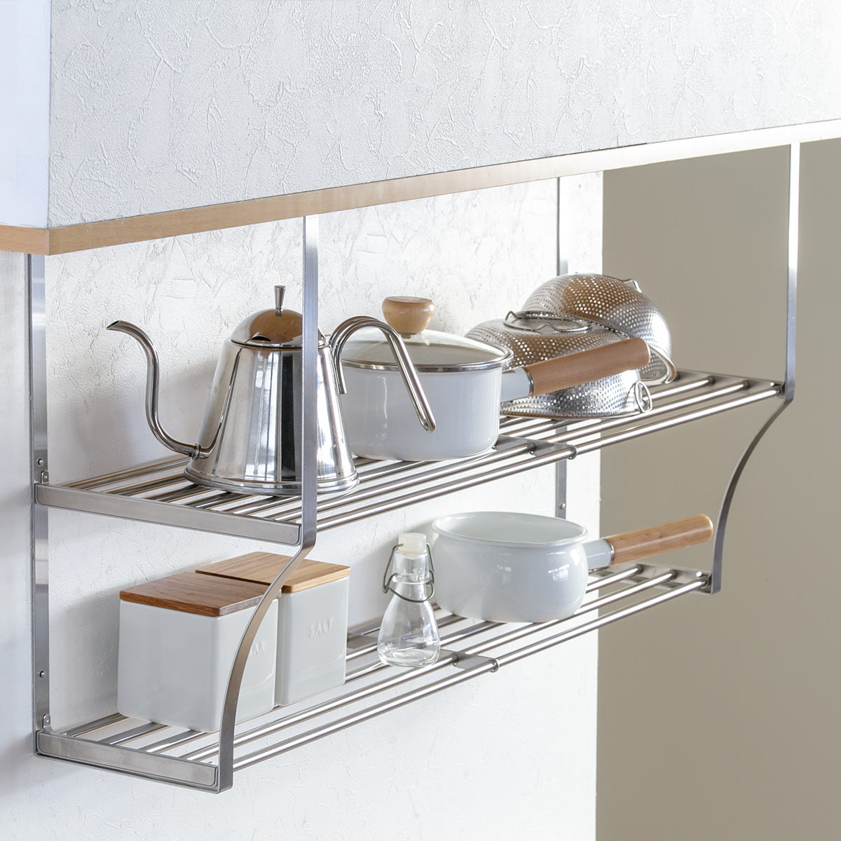 リクシル キッチン水切り棚 2段用 LIXILステンレス製 リクシル 水切棚