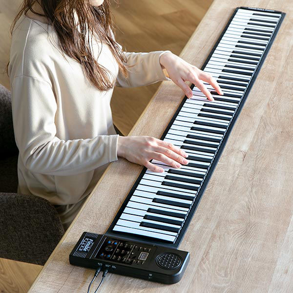 楽天市場】ロールアップピアノ 電子ピアノ 88鍵盤 持ち運び
