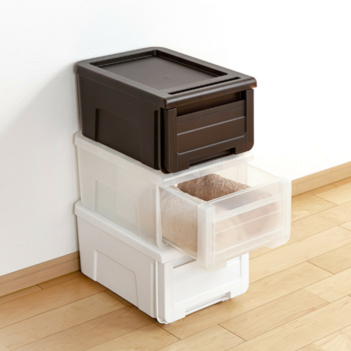 収納ケース カバゾコ 幅30×奥行40×高さ22cm プラスチック 引き出し 同色6個セット （ 収納ボックス 収納 衣装ケース おもちゃ箱 クローゼット収納 衣類ケース クローゼット 押入れ スタッキング 積み重ね プラスチック製 ）【39ショップ】
