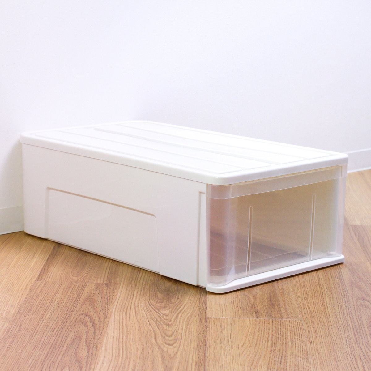 楽天市場】たっぷり収納ケース 66M ホワイト収納ケース プラスチック