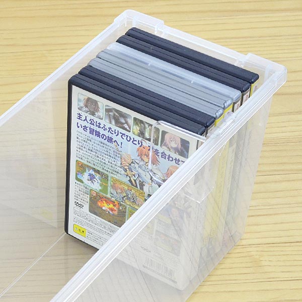 Dvd収納ケース いれと庫 Dvd用 18個セット 送料無料 収納ケース メディア収納ケース フタ付き 収納ケース パーテーション プラスチック製 収納ボックス Dvd用 ブルーレイ Blu Ray ゲームソフト 仕切り板付き 39ショップ インテリアパレット ポイント最大