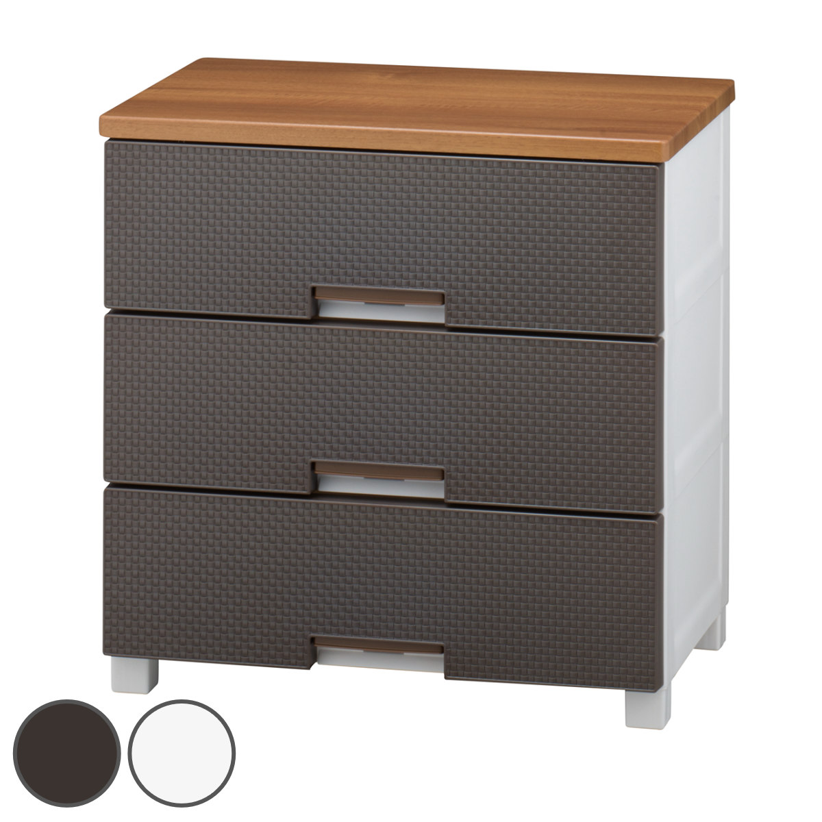 楽天市場】チェスト フィッツプラス メッシュ 3段 幅55×奥行41×高さ