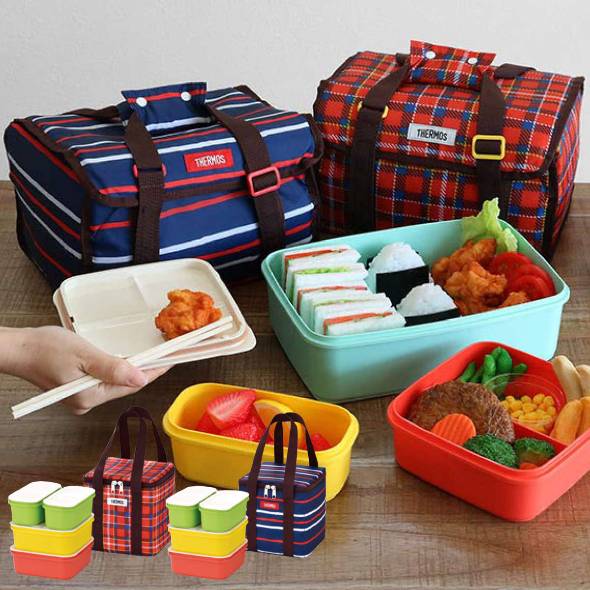 楽天市場】弁当箱 2段 DJF-4003 ファミリーフレッシュランチボックス 2