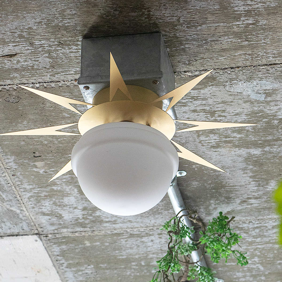 シーリングライト 1灯 LED対応 フィンクス gram eight グラムエイト （ 天井照明 照明 照明器具 電気 太陽型 幾何学的 ミッドセンチュリー 玄関 廊下 階段 寝室 おしゃれ ）【39ショップ】｜インテリアパレット