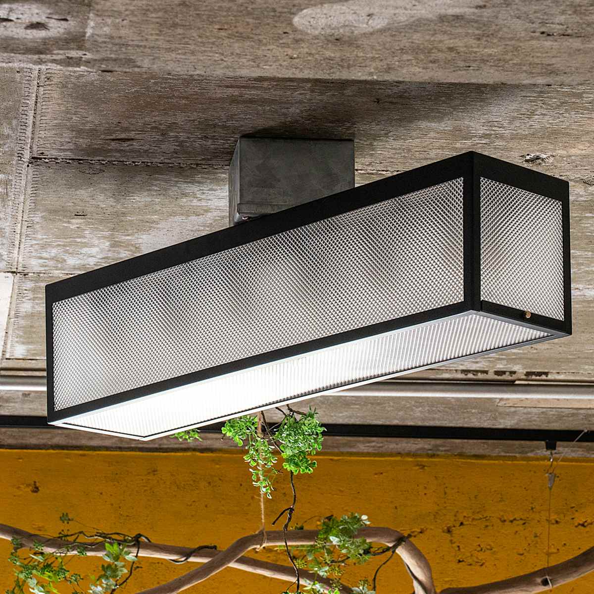 シーリングライト 6灯 LED対応 ジェネッタ gram eight グラムエイト ( 天井照明 照明 照明器具 電気 工事不要 カフェ風 サインボード風 リビング キッチン ダイニング おしゃれ )【39ショップ】|インテリアパレット
