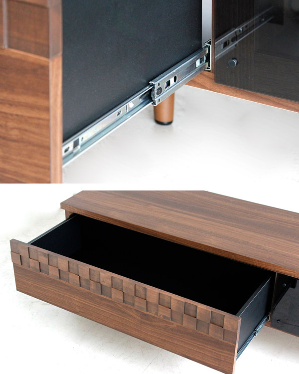 テレビ台 エスニック調 おしゃれ Bucash ローボード 幅150cm モダン テレビラック Tv台 Tvボード 収納家具 リビング収納 完成品 チェッカー柄がおしゃれ 市松模様 送料無料 脚付き Tvラック 収納 ラック リビングボード ガラス フラップ扉 木目 モダン おしゃれ